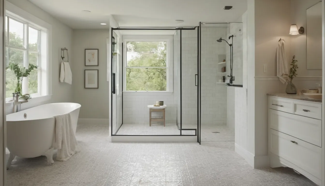 A freshly remodeled bathroom in a Afton home with a walk-in shower